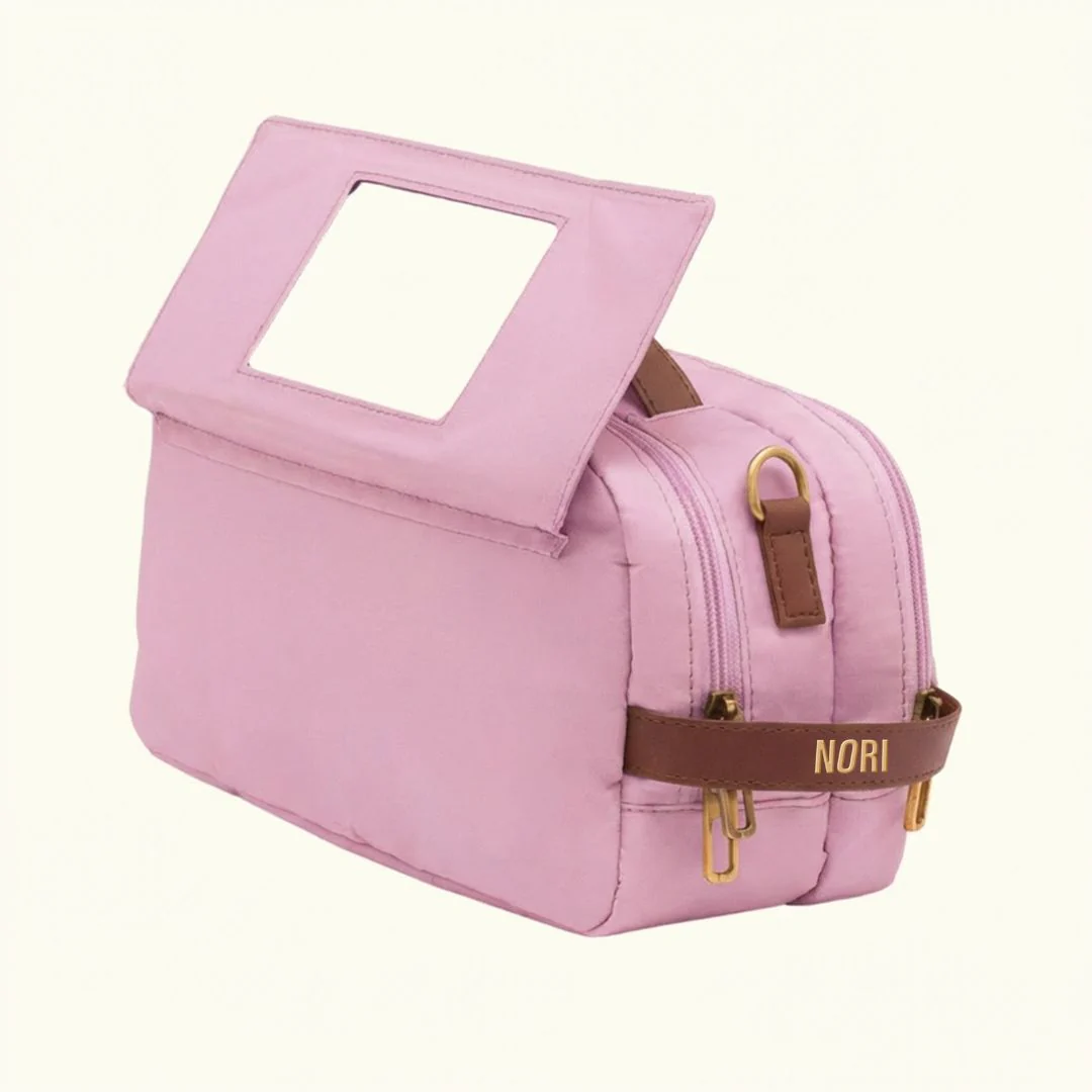 Glowkit - Makeup + Toiletry Bag - Millennial Pink - Image 4