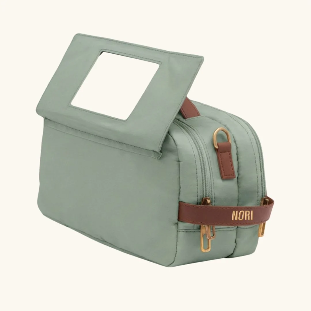 Glowkit - Makeup + Toiletry Bag : Moss - Image 4